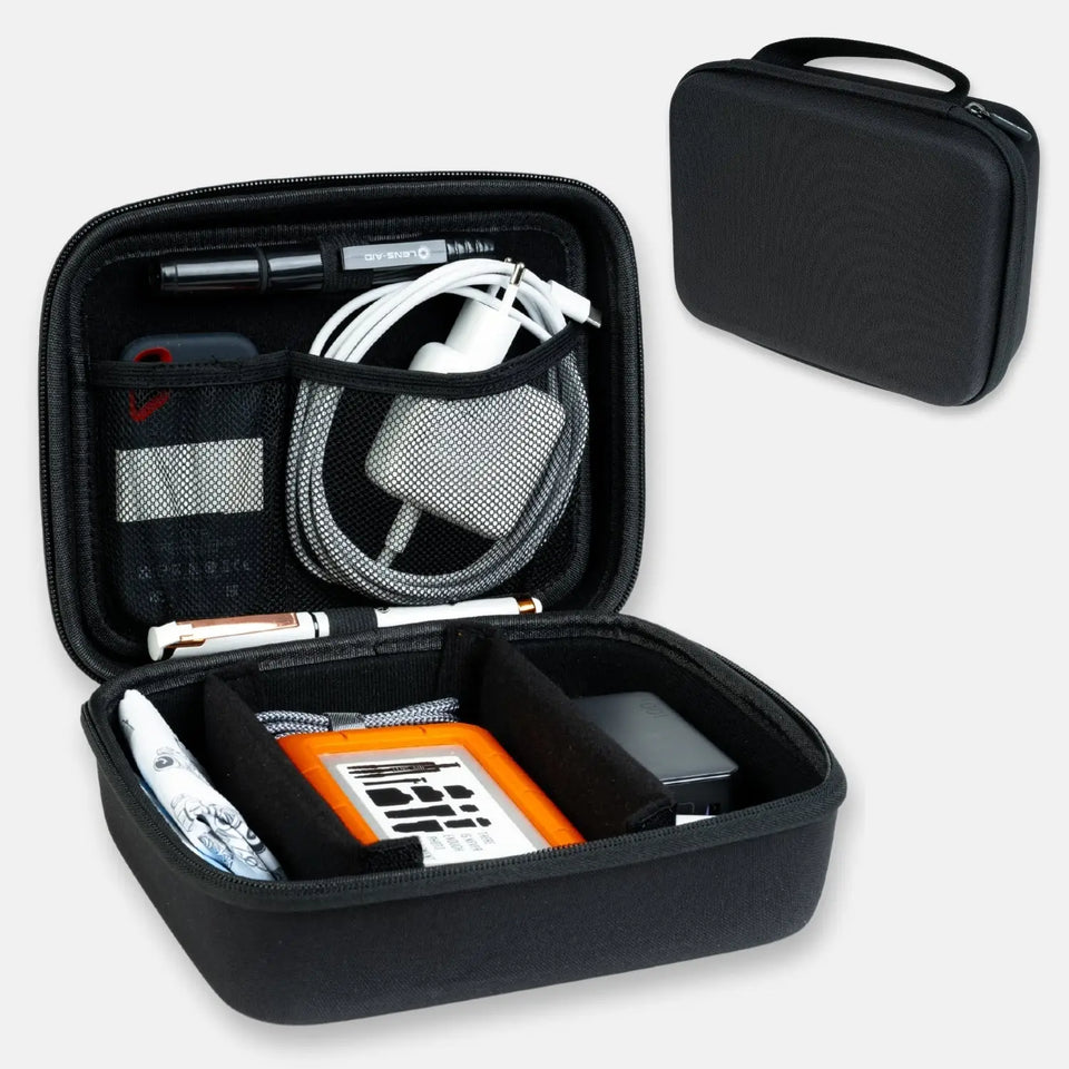 Technik Organizer Hardcase - Tasche für Elektronik Kabel & Reise - Größe M (23x18,5 cm) - > Elektronikzubehör Taschen
