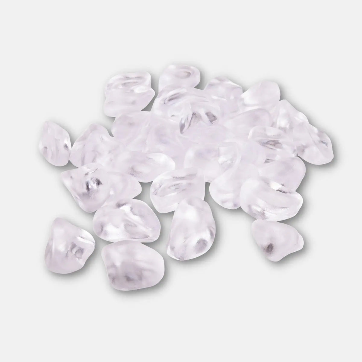 Transparent decorative plastic ice cubes - Rounded ice cubes (approx. 30 pieces) - Camera & Photo >