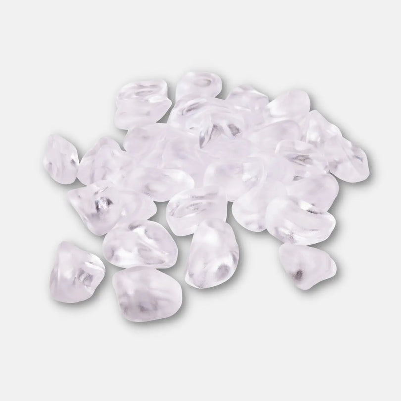 Transparent decorative plastic ice cubes - Rounded ice cubes (approx. 30 pieces) - Camera & Photo >