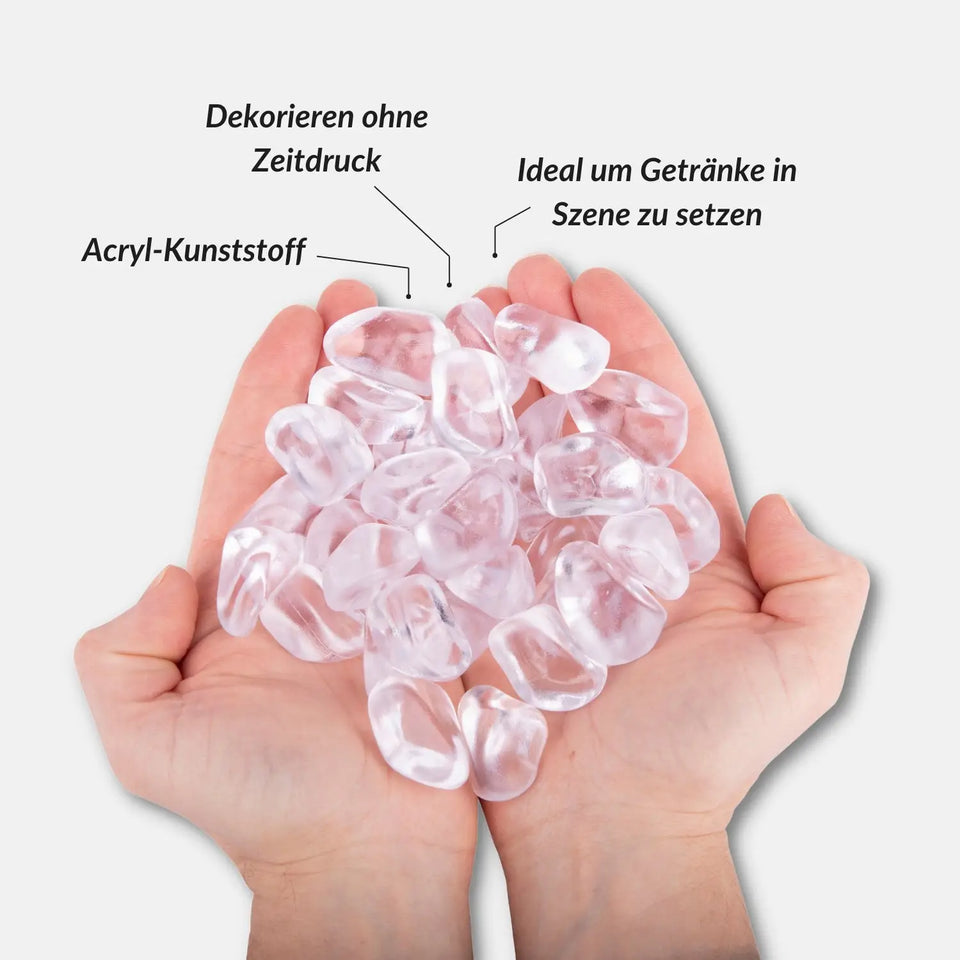 Transparent decorative plastic ice cubes - Camera & Photo > Photo Studio Equipment Photo Studio Accessories