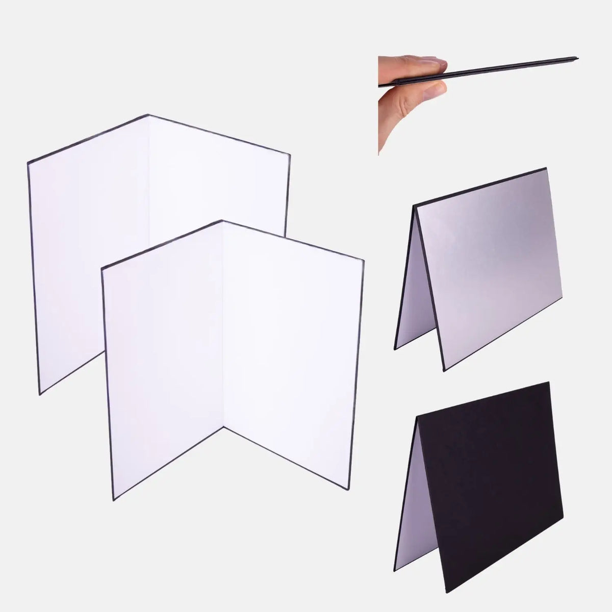 V-Flat Reflector A3/A4 for Product & Studio Photography - 2-Pack A4 - Camera Photo > Photo Studio Equipment Lighting Accessories