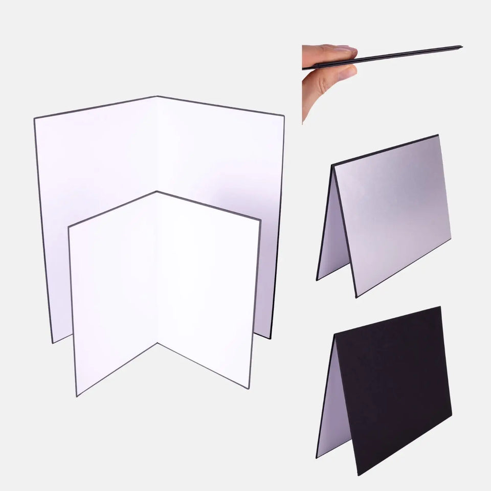 V-Flat Reflector A3/A4 for Product & Studio Photography - A4 + A3 - Camera Photo > Photo Studio Equipment Lighting Accessories