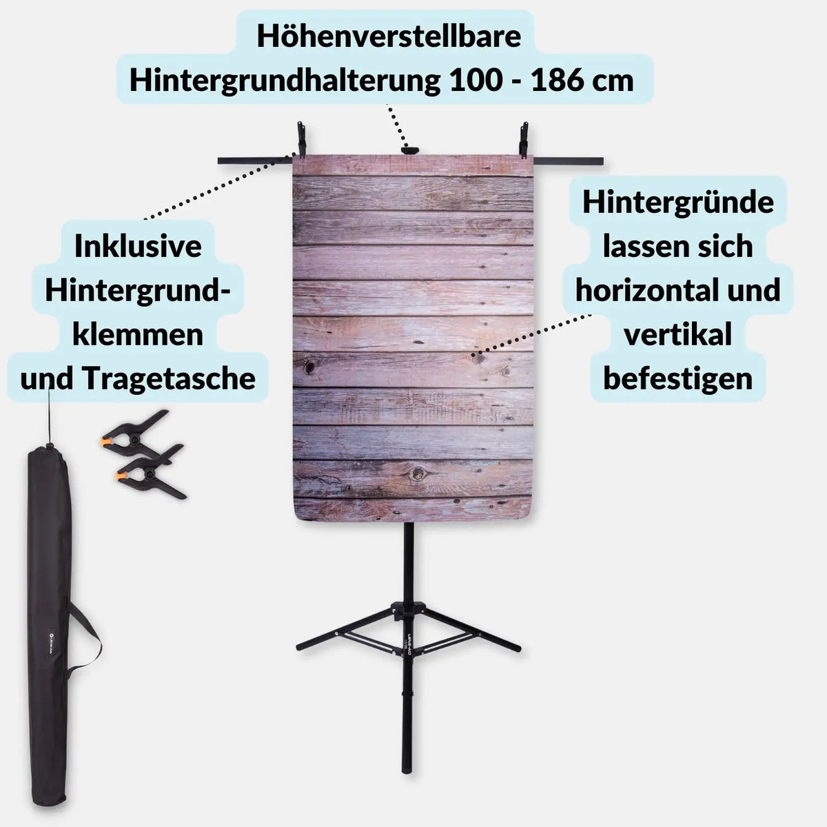 XXL Flatlay-Set für deinen Einstieg in die Studiofotografie - Kamera & Foto > Fotostudio-Ausrüstung Hintergründe